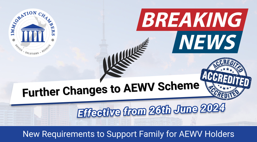 Breaking News: Further Changes to New Zealand’s AEWV Scheme