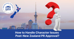 Character issue post new zealand pr approval