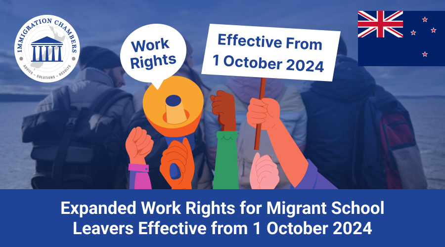 Update for Migrant School Leavers: New Work Rights Effective 1 October 2024