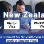 convert nz visitor visa to work or student