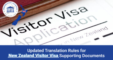 Updated Translation Rules for New Zealand Visitor Visa Supporting Documents