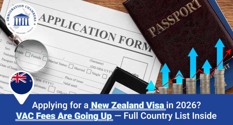 Applying for a New Zealand Visa in 2026? VAC Service Fee Going Up – Full Country List Inside