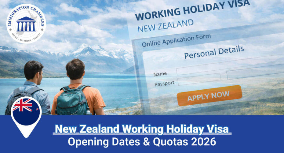 New Zealand Working Holiday Visa Opening Dates & Quotas 2026