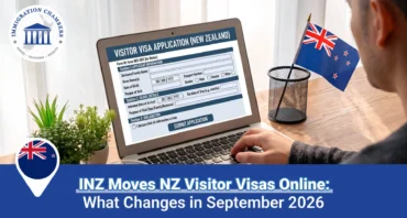 Home 41 INZ Moves NZ Visitor Visas Online: What Changes in September 2026