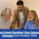 New Parent Resident Visa Category Changes from October 2026
